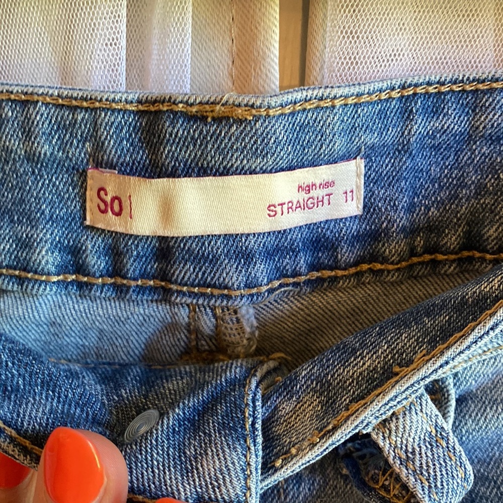 So High Rise Straight Jeans - Picture 3 of 3